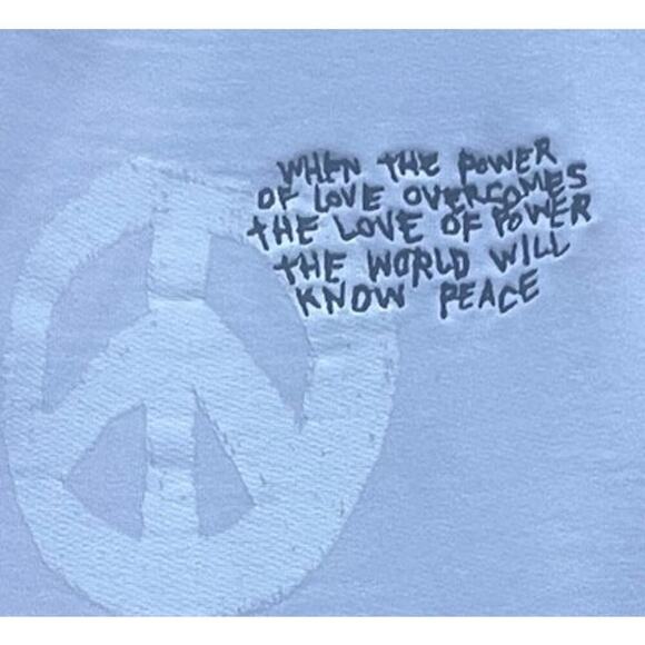 CHNGE Sweatpants Women's Chalk Love Peace - Size XXS - Picture 8 of 15